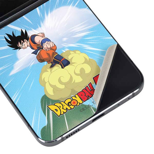 Dragon Ball Z Goku and Nimbus Galaxy Z Flip5 5G Skin